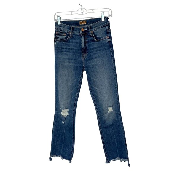 MOTHER The Insider Crop Step Chew  Jenas Size 25 Womens - Dancing on Coals - Picture 3 of 14